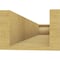 Ekena Millwork 6in. W x 4in. H x 28in. L Rivera Woodgrain TimberThane Rafter Tail, Primed Tan RFTUR06X04X28RIVRCPR - alternate 6